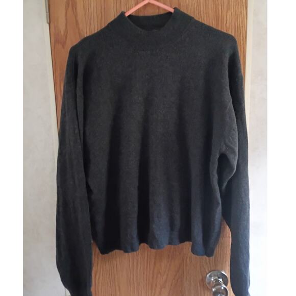 Vntg Consensus 100% Wool Sweater sz XL Minimalist Quietlux Classic Workwear - Picture 4 of 8